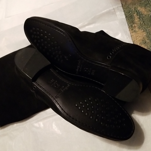 New Pedro Garcia Gavina Suede Grommet Boots Riding Distressed Suede Leather - Picture 12 of 12